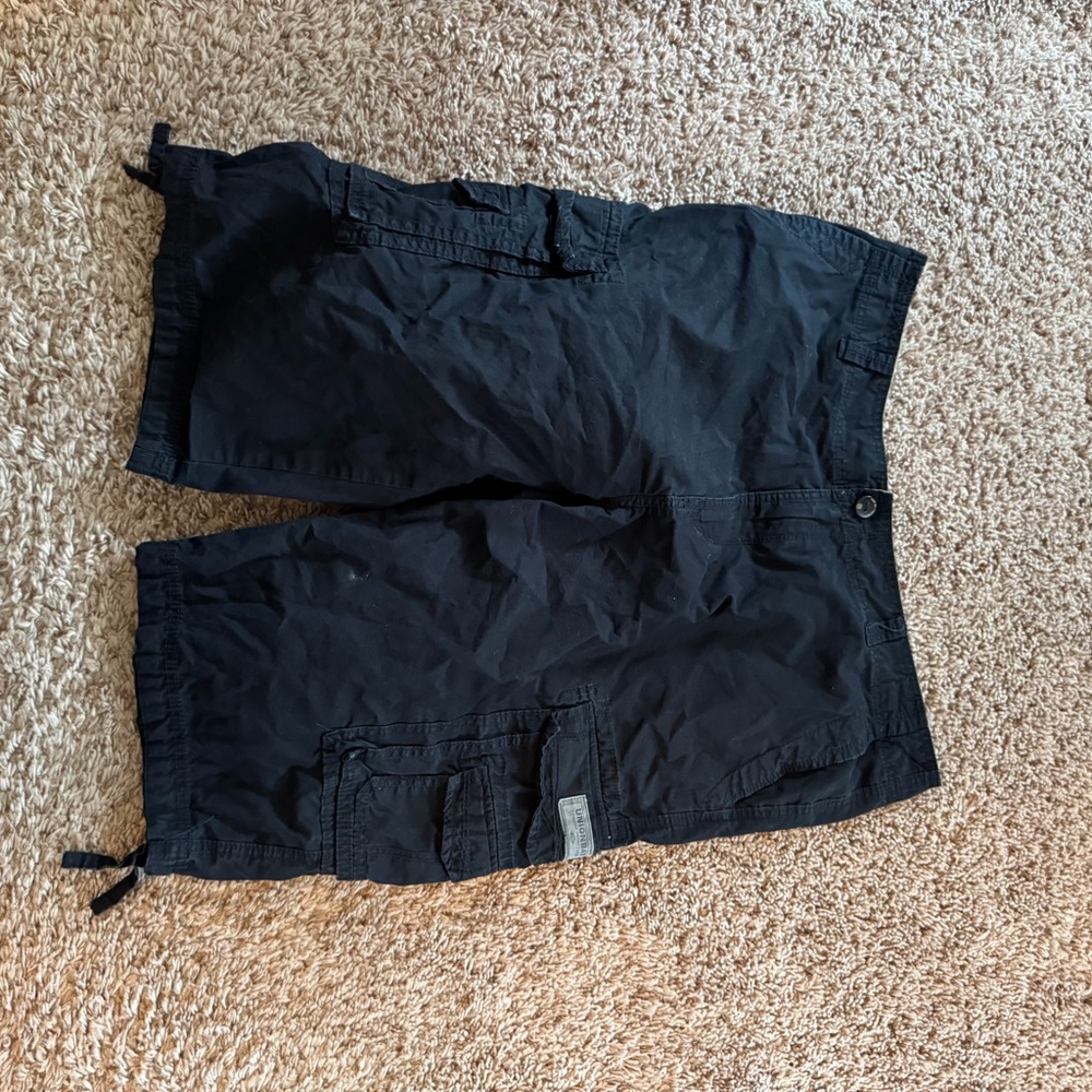 UNIONBAY Men's Black Cargo Shorts